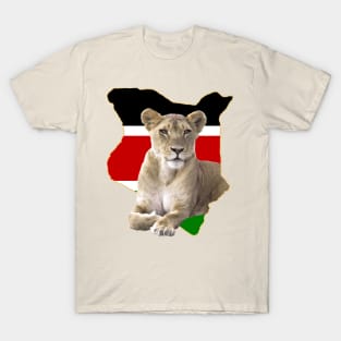 Kenya Lion - BigCat in Africa T-Shirt